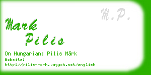 mark pilis business card